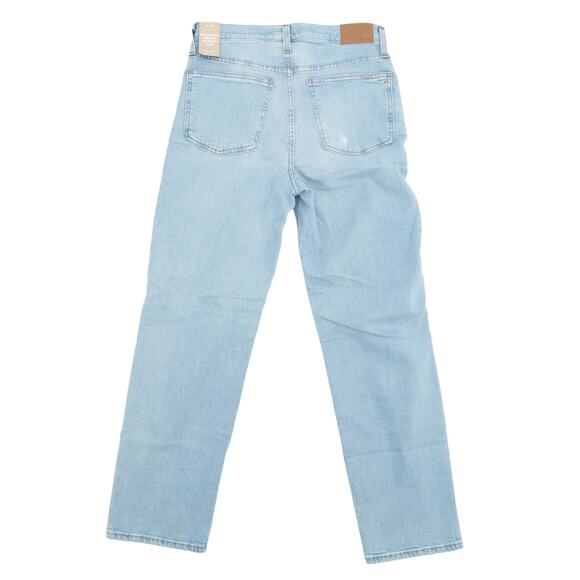 Madewell The Perfect Vintage Straight Danby Knee-Rip Edition Jeans Size 29 - Picture 2 of 16
